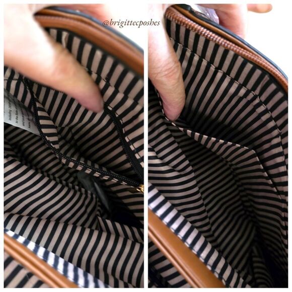 Women's Brown Handbag With Shoulder Strap - Picture 6 of 11